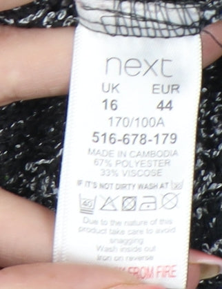Womens UK Size 16 NEXT Grey Pullover Jumper