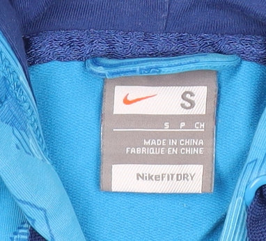 Nike Women’s Blue Full Zip Hoodie Small Athletic Fit