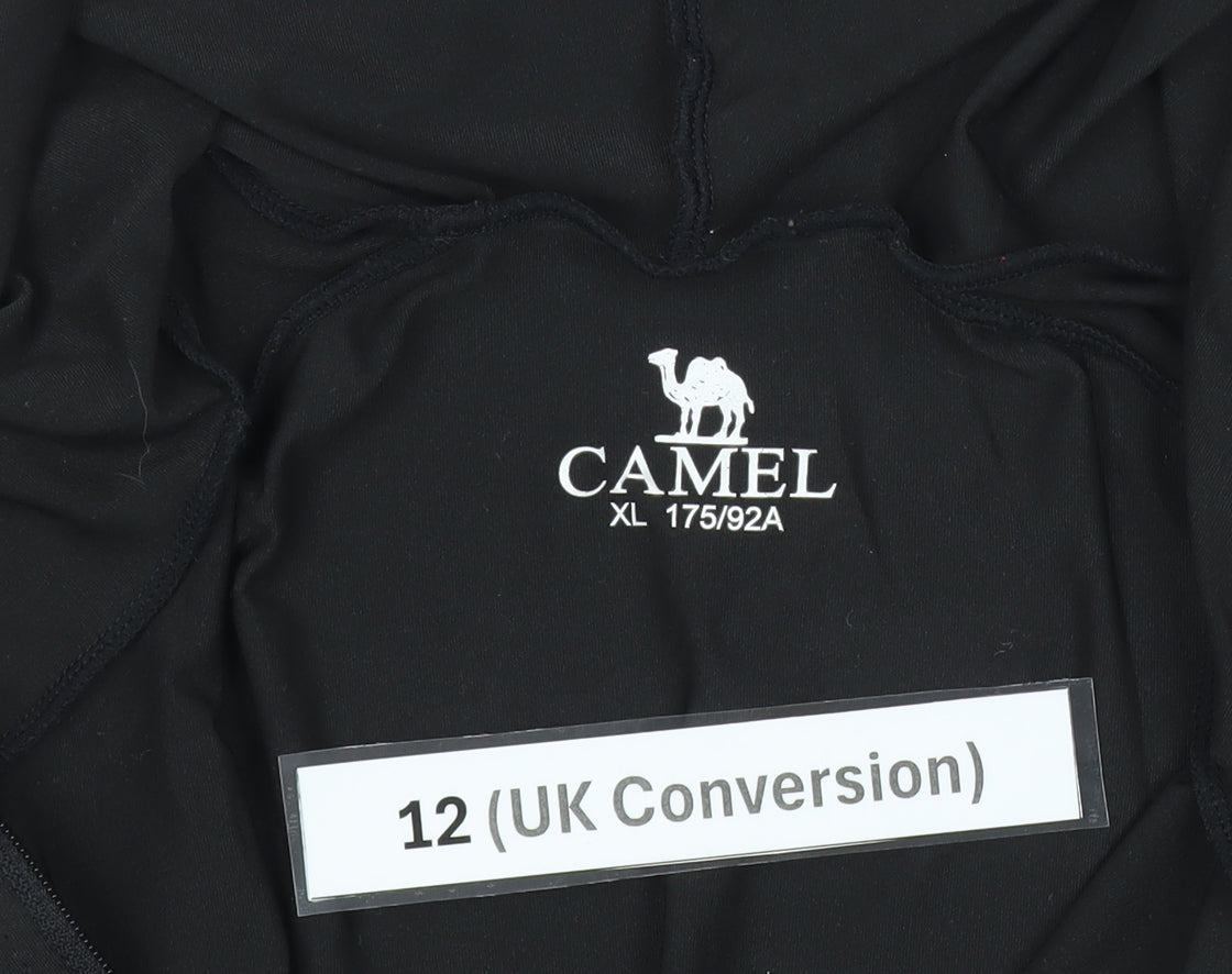 Camel Women’s Black Full Zip Lightweight Hoodie Size 12