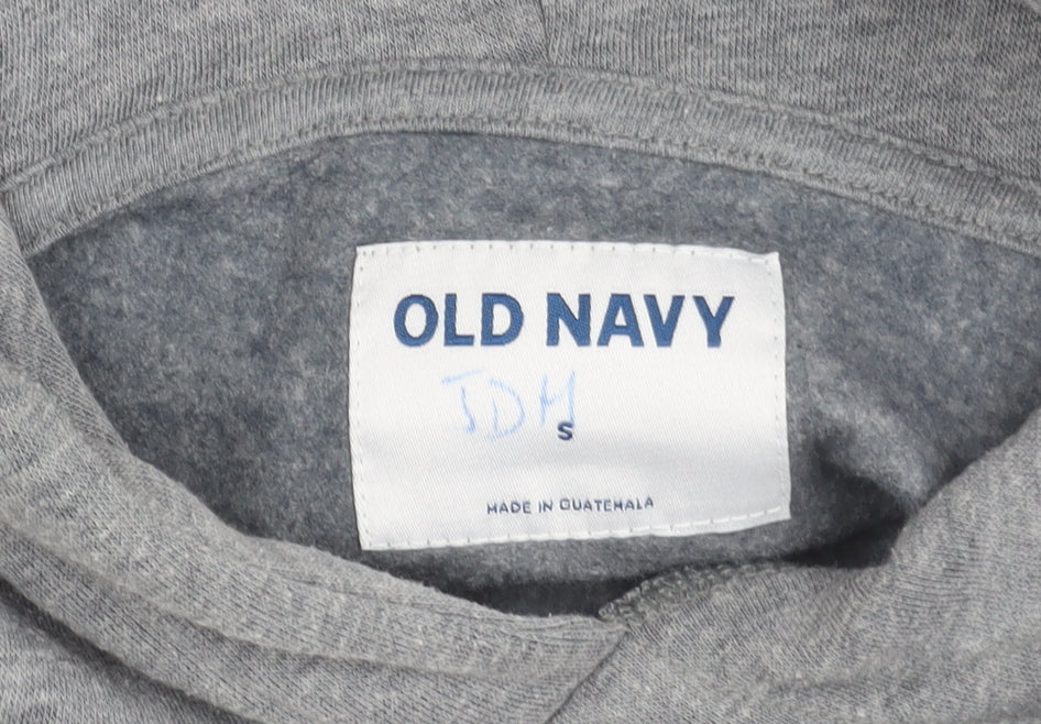 Mens UK Size S Old Navy Grey Pullover Hoodie