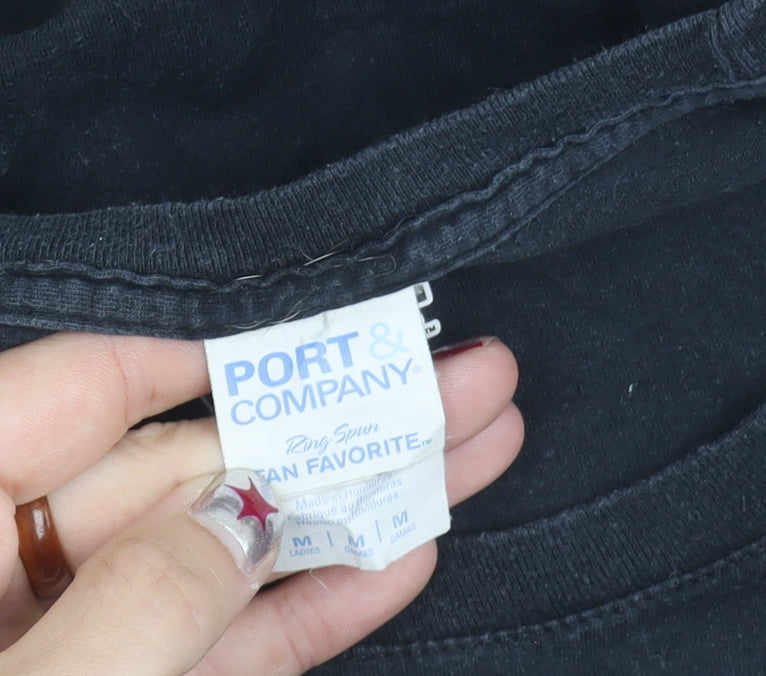 Port & Company Men’s Black Star Wars Obi-Wan Kenobi T-Shirt M