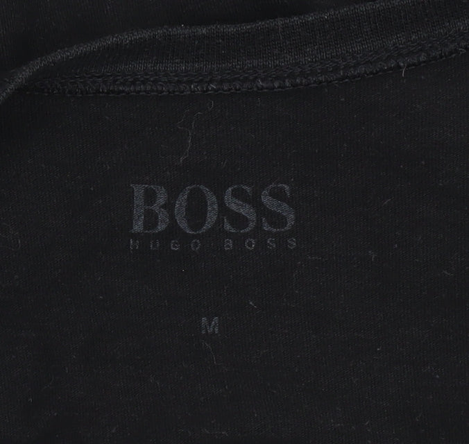 Mens UK Size M HUGO BOSS Black T-Shirt