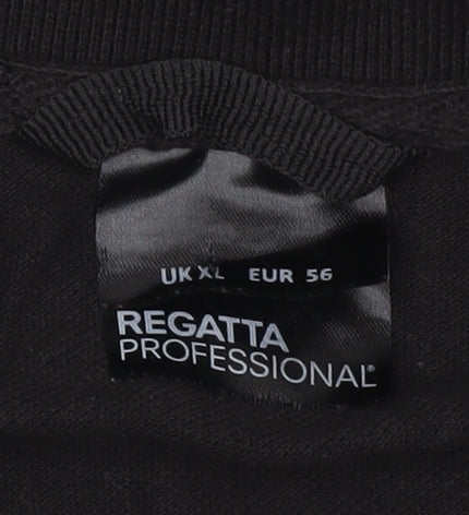 Regatta Professional Men's Black XL Polo Shirt Cotton Blend Workwear
