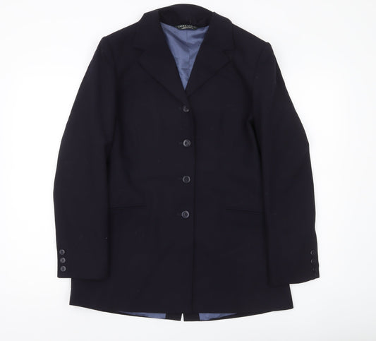 Laura Ashley Women’s Black Wool Suit Jacket UK 12 Regular Fit