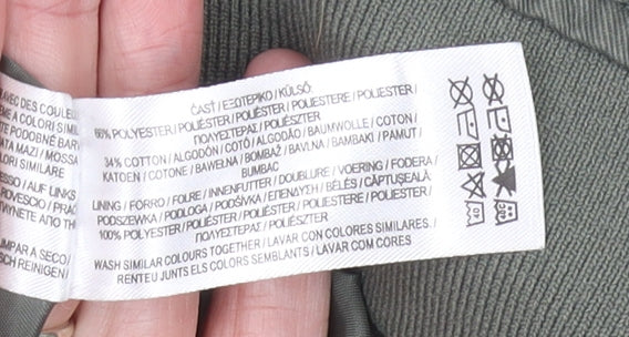 Primark Men’s Green Bomber Jacket Small Casual Zip Up