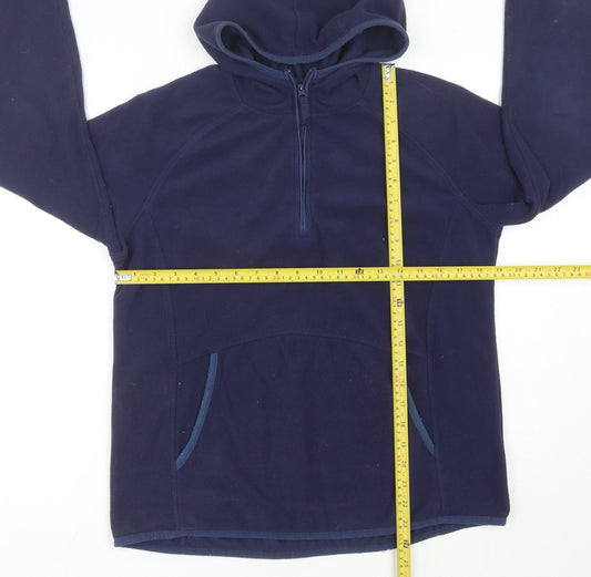 Womens UK Size 12 Mountain Warehouse Blue Pullover Hoodie