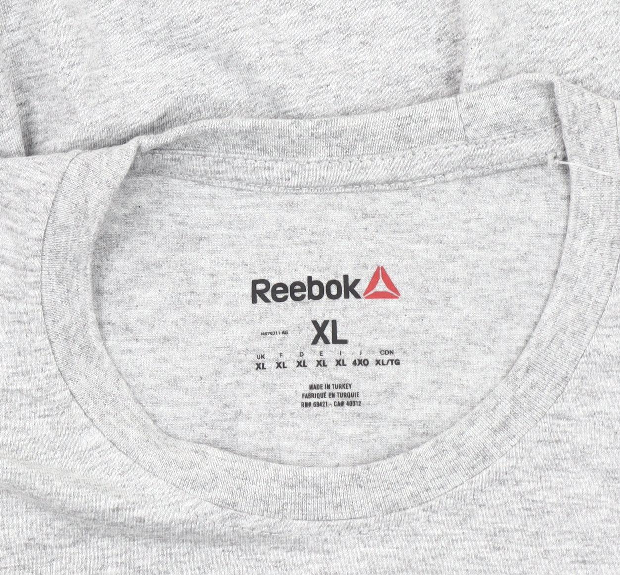 Reebok Men’s Grey XL UFC Ireland Graphic Crew Neck T-Shirt