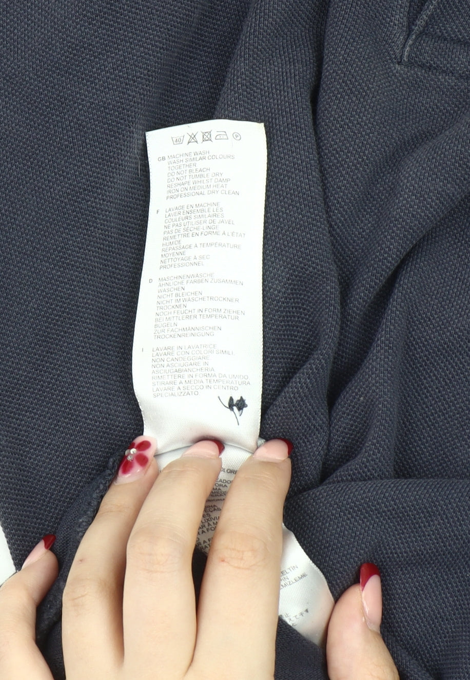 Fred Perry Men’s Blue Slim Fit Cotton Polo Shirt Size S