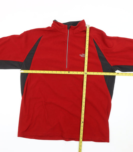 The North Face Men’s Red XL Fleece Pullover Sweatshirt Hiking Outdoor