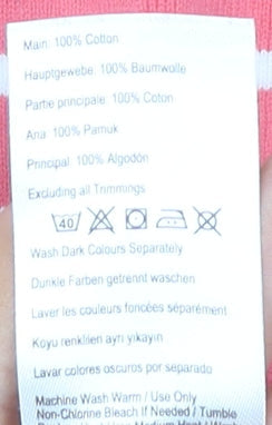 Joules Women’s Pink Striped Cotton Pencil Skirt UK 8 Casual