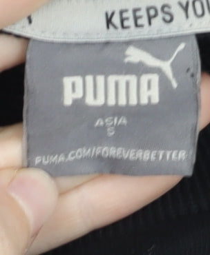 Womens UK Size XS PUMA Black Pullover Sweatshirt