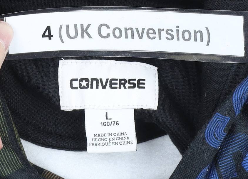 Additional view of Converse Teens Multicoloured Pullover Hoodie, size 4, Graphic Print