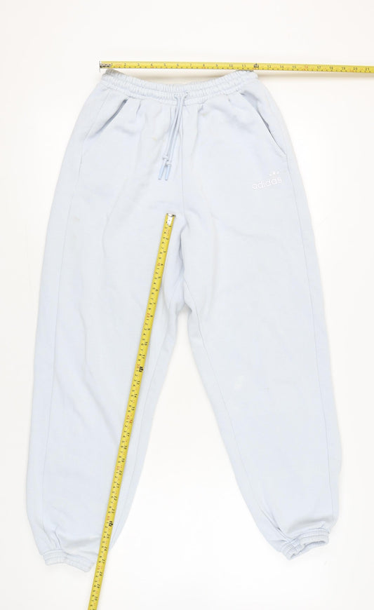Womens UK Size 6 adidas Regular Fit Sweatpants Blue Trousers