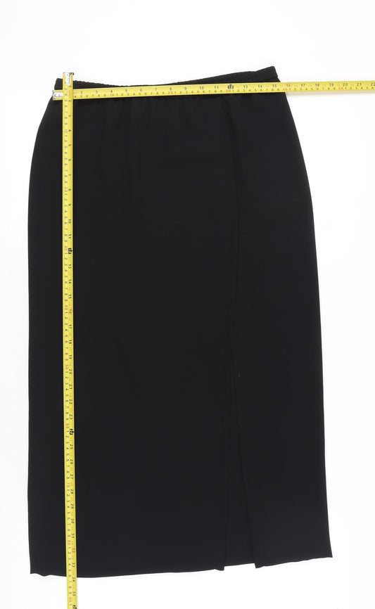 Frank Usher Women’s Black Knee Length Pencil Skirt Size 12
