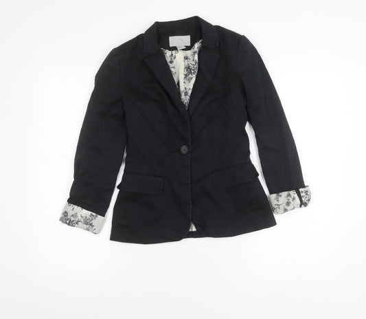 Womens UK Size 6 H&M Regular Black Blazer