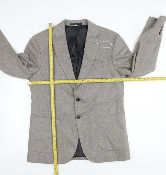 Mens UK Size 40 Marks and Spencer Regular Grey Suit Jacket