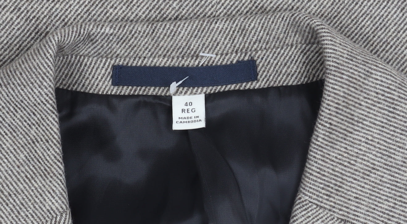 Mens UK Size 40 Marks and Spencer Regular Grey Suit Jacket