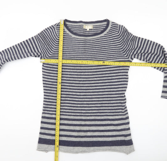 Womens UK Size S Kenar Grey Pullover Jumper