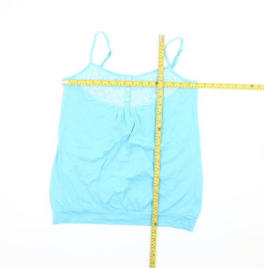 Womens UK Size L Monsoon Blue Camisole Tank
