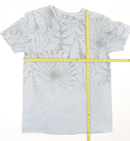 Womens UK Size L NEXT Blue Basic T-Shirt