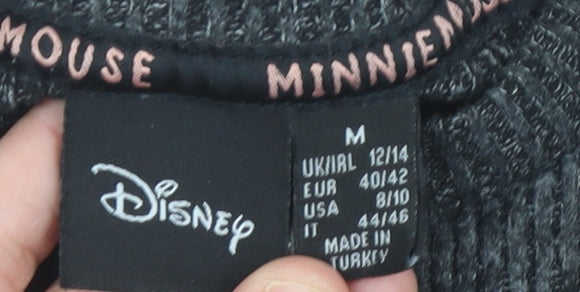 Womens UK Size 1214 Disney Grey Basic T-Shirt