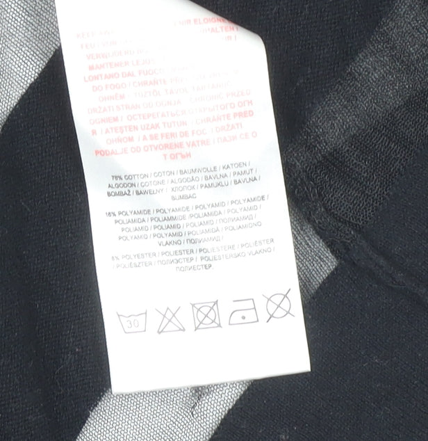 Womens UK Size 18 Plum Tree Black Cardigan Jumper