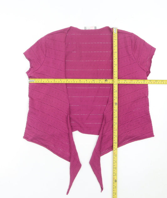 Womens UK Size 10 Marks and Spencer Pink Cardigan Jumper