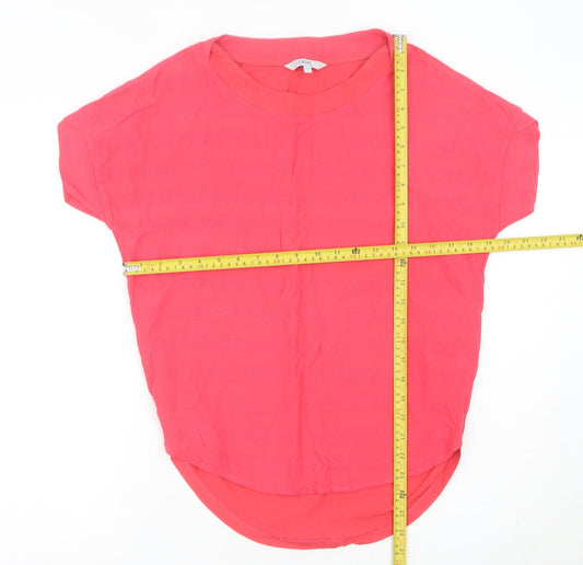 Womens UK Size 12 NEXT Pink Basic T-Shirt