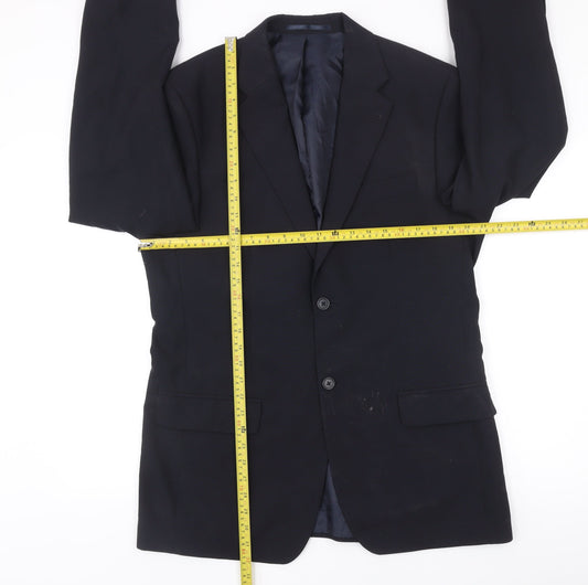 Mens UK Size 40 NEXT Regular Black Suit Jacket