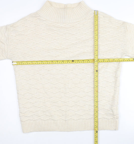 Womens UK Size M NEXT Ivory Pullover Jumper