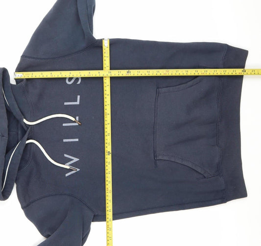 Womens UK Size 10 Jack Wills Blue Pullover Hoodie