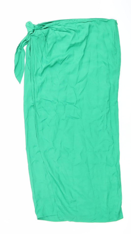 Womens UK Size M Zara Wrap Chiffon Skirt