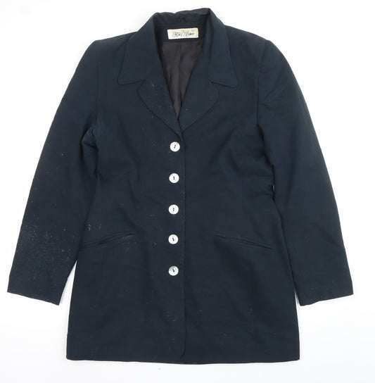 Katy Baker Women’s Black Size 14 Suit Jacket Six-Button Lined