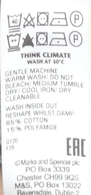 Marks and Spencer Men’s Grey Red Colourblock Polo Shirt Size L