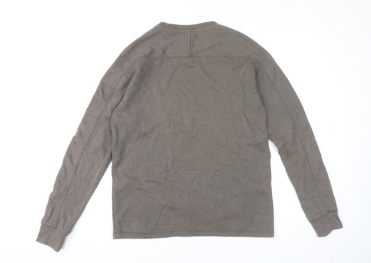 Mens UK Size S AllSaints Brown Pullover Sweatshirt