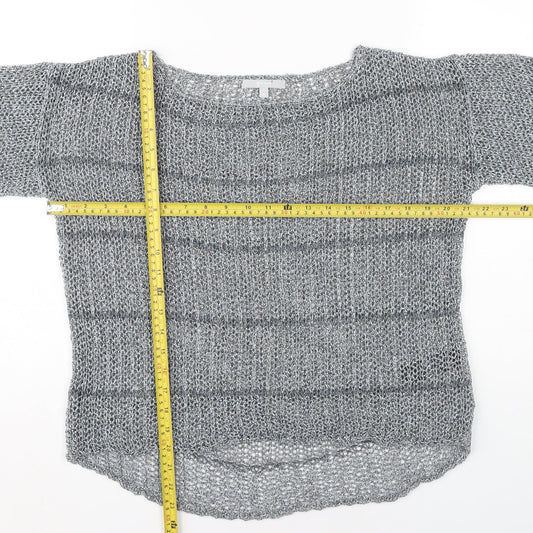 Womens UK Size M Marks and Spencer Grey Pullover Jumper