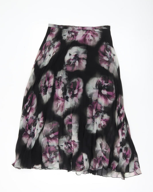 Womens UK Size 8 Monsoon Pleated Chiffon Skirt