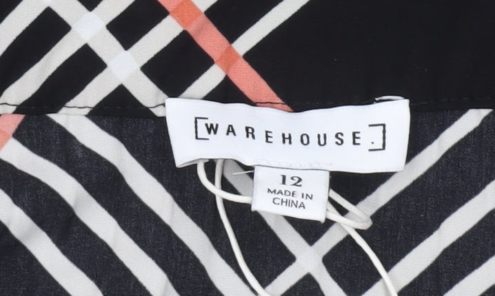 Womens UK Size 12 Warehouse Wrap Skirt
