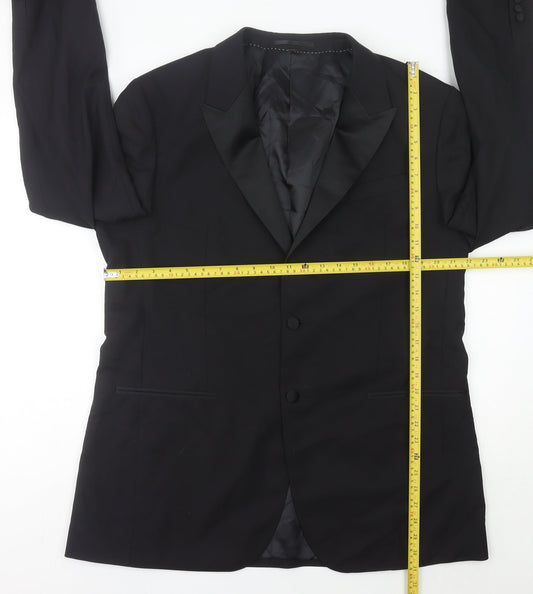 Mens UK Size 44 Marks and Spencer Regular Black Suit Jacket