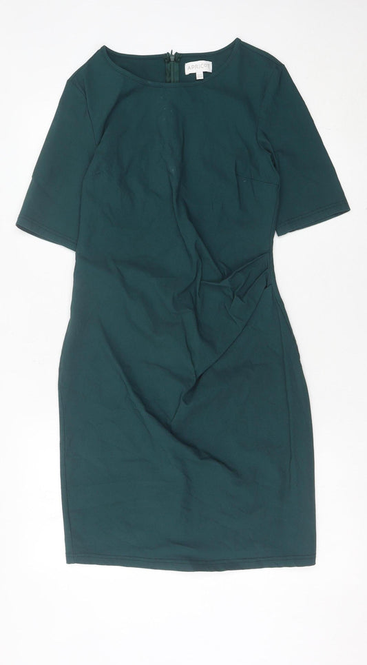 Apricot Women’s Green Bodycon Knee Length Dress UK 12