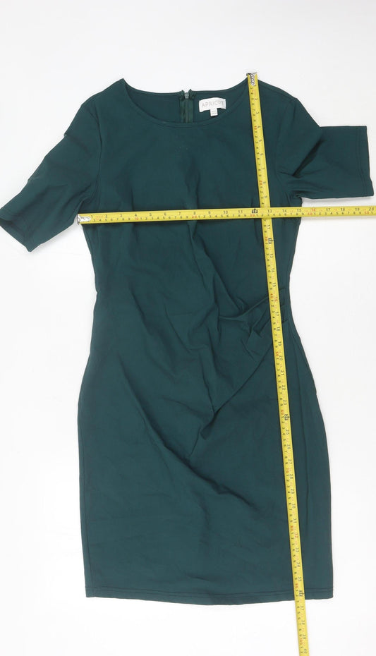 Apricot Women’s Green Bodycon Knee Length Dress UK 12