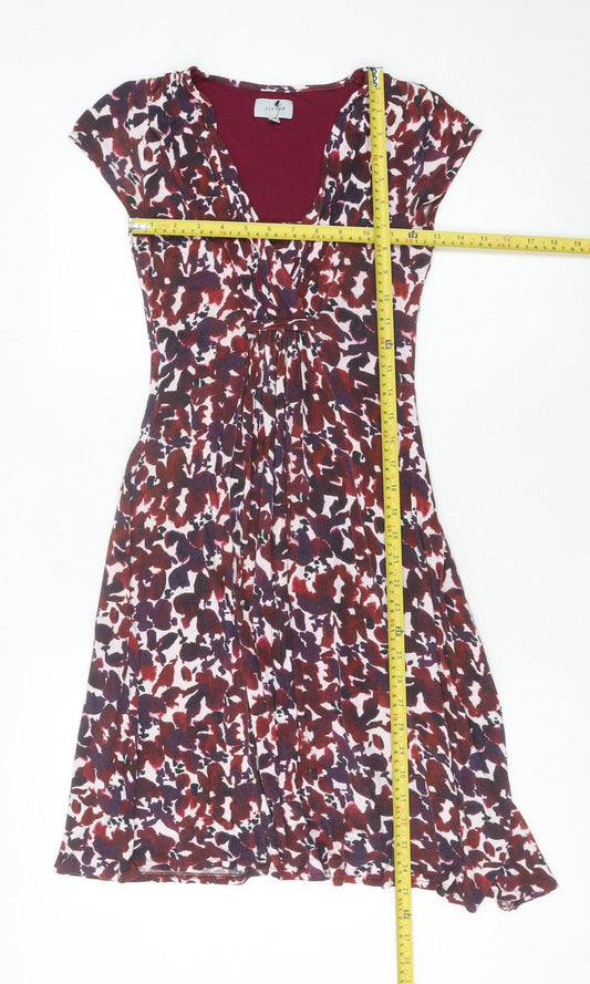 Jigsaw Womens Multicoloured XS A-Line Viscose Knee Dress