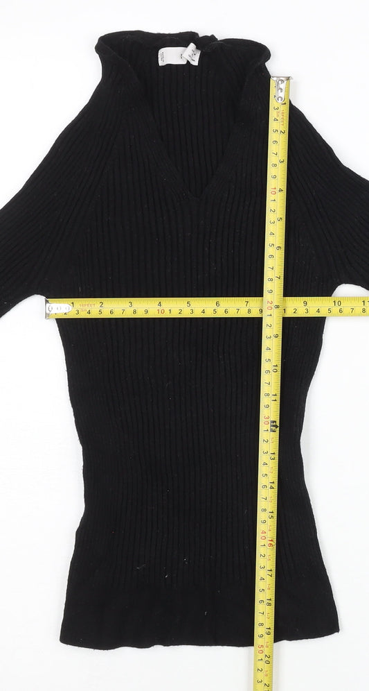 Womens UK Size M MNG Black Pullover Jumper