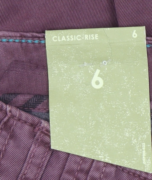 Old Navy Womens Brown Culotte Shorts Size 6 Cotton Classic Fit