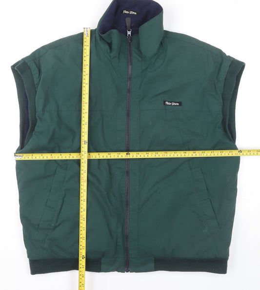 Mens UK Size M Peter Storm Green Bodywarmer