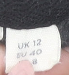 Mountain Warehouse Womens Black Hooded Fleece Jacket UK 12