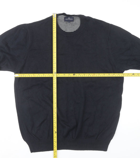Marks and Spencer Men’s XL Dark Navy Cotton Crew Neck Jumper