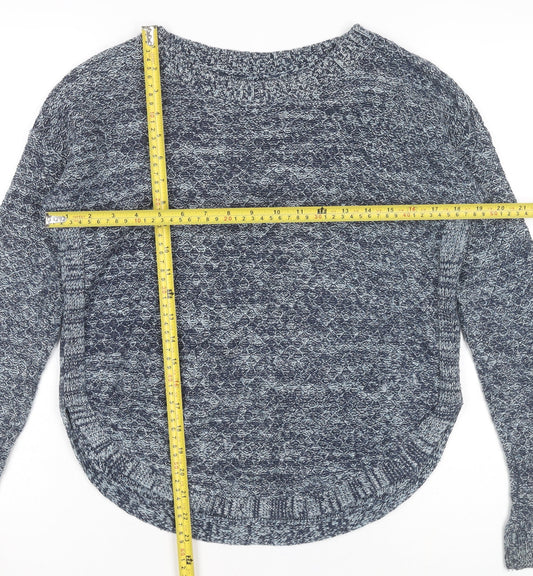 Womens UK Size S Hollister Blue Pullover Jumper