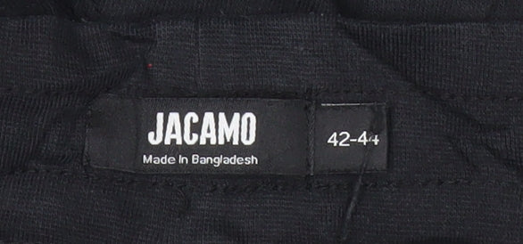 Jacamo Unisex Adults Black Jogger Trousers Size 42 Straight Fit