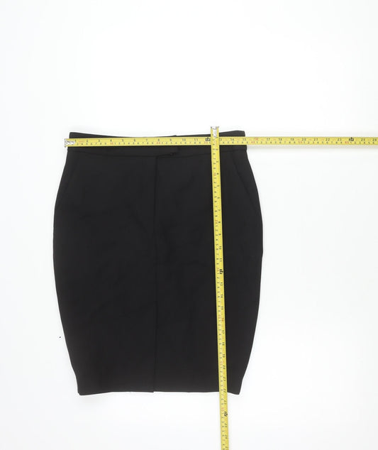 Karen Millen Women’s Black Size 8 Pencil Skirt Workwear Formal